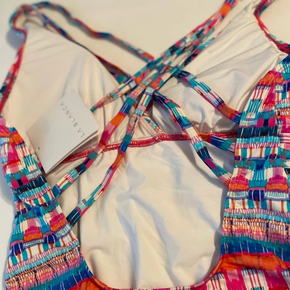 La Blanca multi color‎ one piece swimsuit